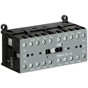 ABB omkeerschakelaar VB6A-30-10 220-240VAC 3-polig 1NO 9A 4kW GJL1211911R8100