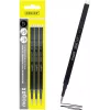 ONLINE magiXX gelpenvulling zwart 0,7 mm, 3-pack 40161/3