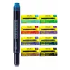 ONLINE universele vulpen-inktpatronen, 6 verschillende kleuren (koningsblauw, zwart, bruin, nachtblauw, paars, rood), Standard International kort 70057