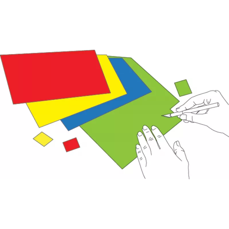 MAGNETOPLAN HOLTZ magneetpapiervel DIN A4 rood, snijdbaar, 1 stuk (1266006)