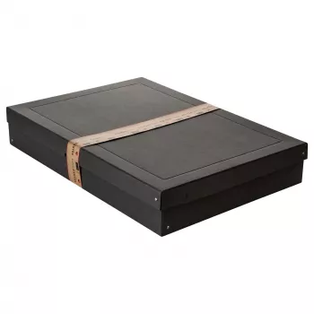 FALKEN PURE opbergbox 27,0 l zwart 44,0 x 62,0 x 10,0 cm, 1 st. 22001768000F
