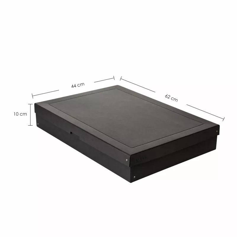FALKEN PURE opbergbox 27,0 l zwart 44,0 x 62,0 x 10,0 cm, 1 st. 22001768000F