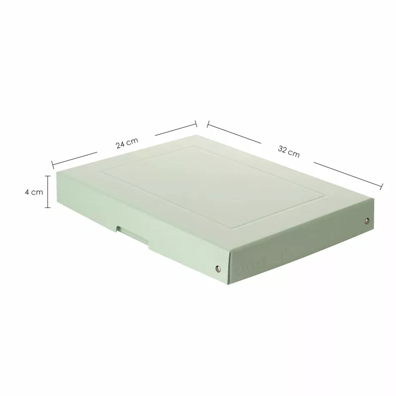 FALKEN PURE opbergbox 500 vel pastelgroen 24,0 x 32,0 x 4,0 cm, 1 st. (22001904000F)