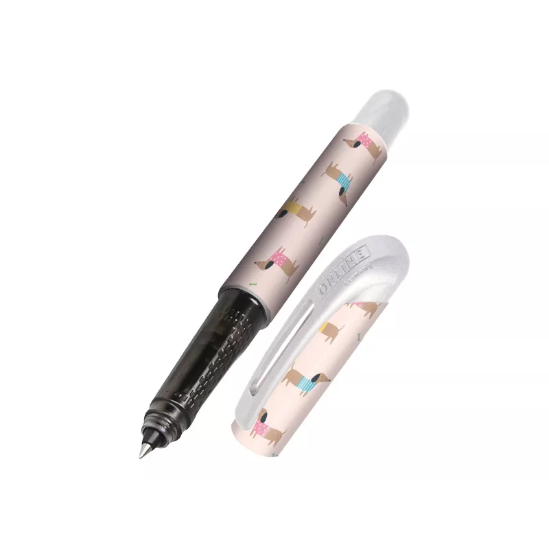 ONLINE rollerball College Dackel pen, blauwe inkt, 0,7 mm 12647/3D