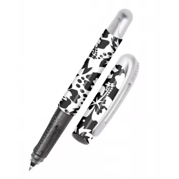 ONLINE rollerball College Flowers pen, 0,7 mm, blauwe inkt 12657/3D