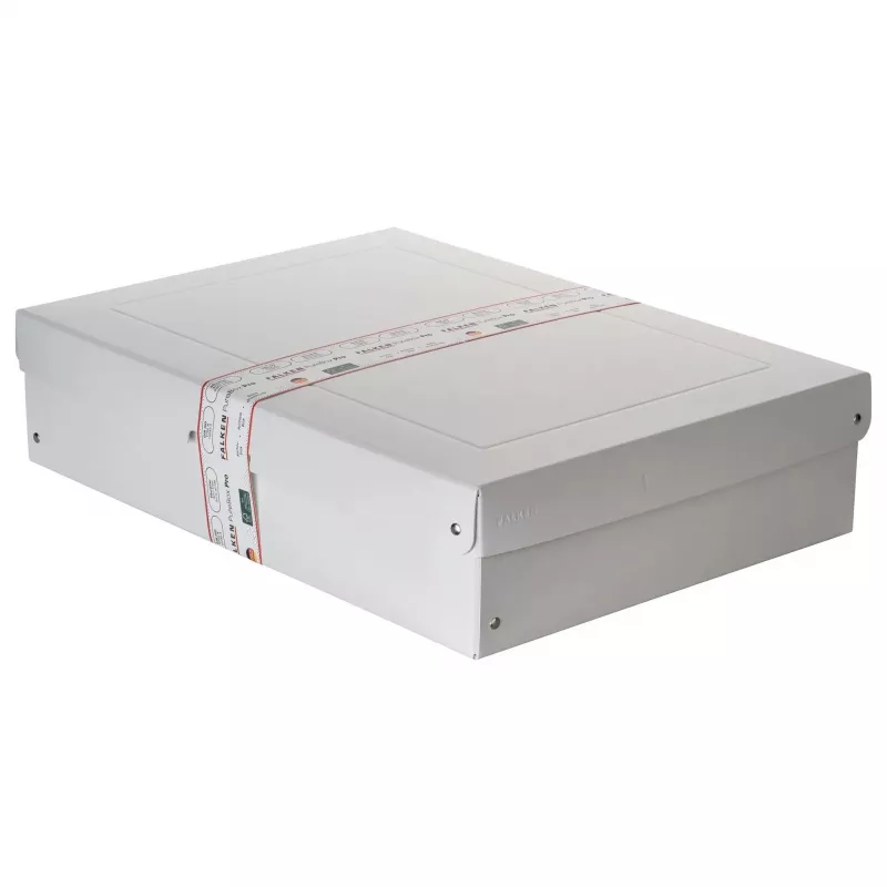 FALKEN PURE documenten-opbergbox 1250 vel wit 32,0 x 44,0 x 10,0 cm 22002168000F