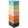 FALKEN PURE opbergbox 1250 vel pastel assorti 5-pack 18x25x10 cm 22001968000F