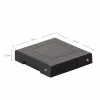 FALKEN PURE opbergbox 120x120 mm, 310 vel, zwart 22001736000F