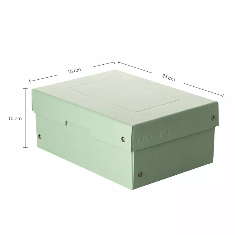 FALKEN PURE opbergbox 1250 vel pastelgroen 18 x 25 x 10 cm 22001920000F