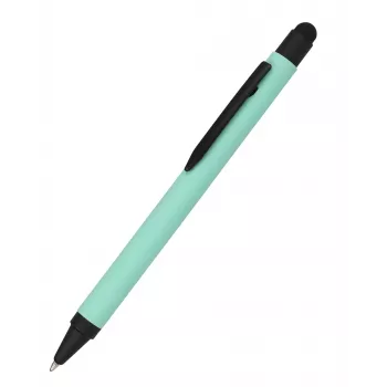 ONLINE ALU stylus balpen mintgroen blauwe inkt 32119/3D