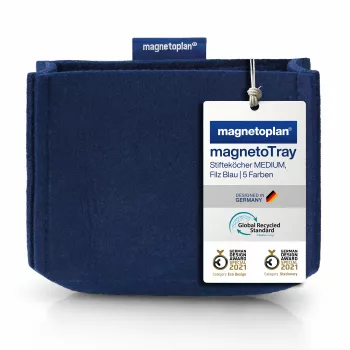 MAGNETOPLAN HOLTZ magnetoplan pennenhouder magnetoTray big 1227714 blauw