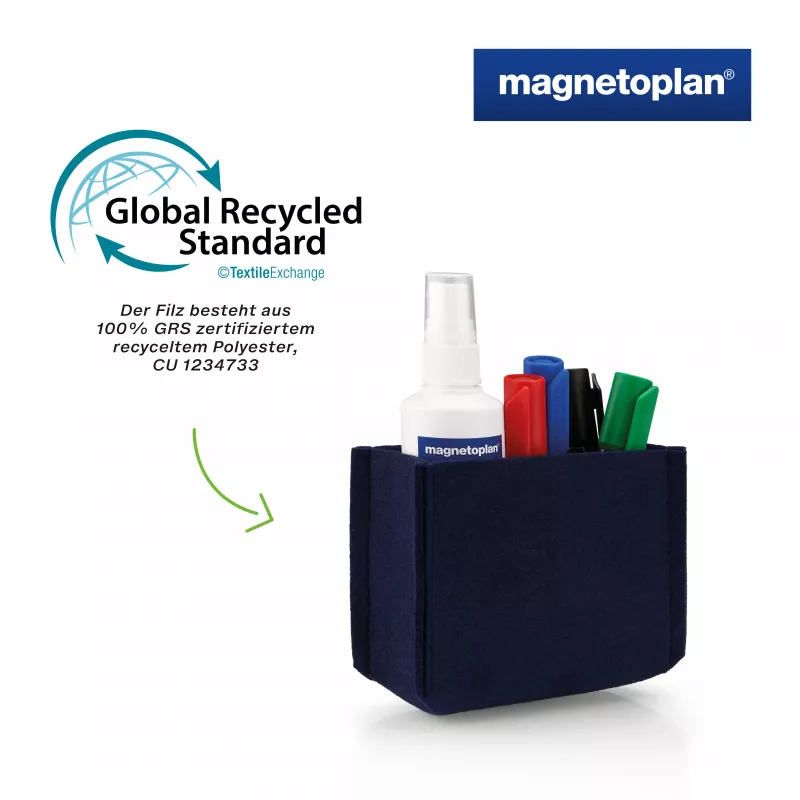 MAGNETOPLAN HOLTZ magnetoplan pennenhouder magnetoTray big 1227714 blauw
