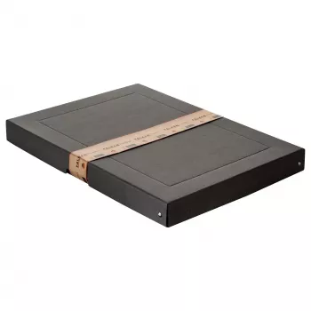 FALKEN PURE documenten-opbergbox 500 bladen zwart 32,0 x 44,0 x 4,0 cm 22001680000F