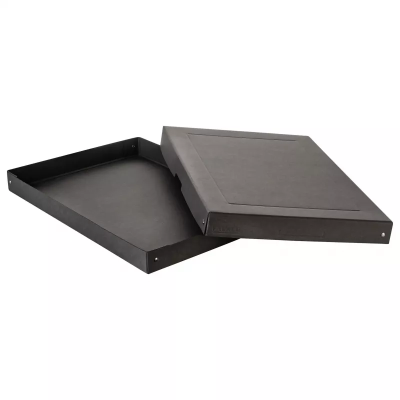 FALKEN PURE documenten-opbergbox 500 bladen zwart 32,0 x 44,0 x 4,0 cm 22001680000F