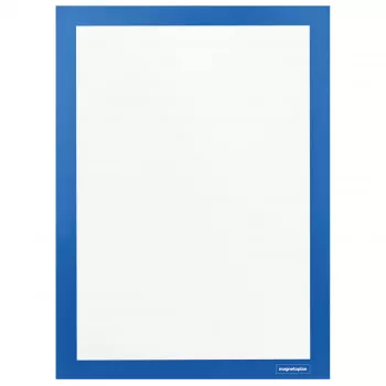 MAGNETOPLAN HOLTZ magnetofix A4 blauw dubbelzijdig zelfklevend informatieframe 1131903