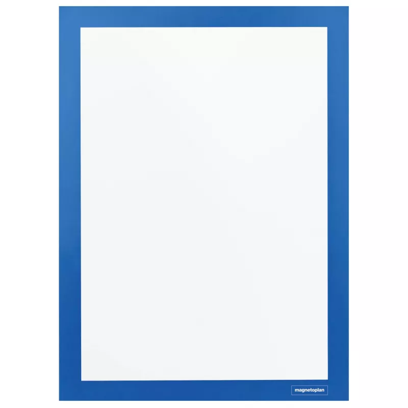 MAGNETOPLAN HOLTZ magnetofix A4 blauw dubbelzijdig zelfklevend informatieframe 1131903