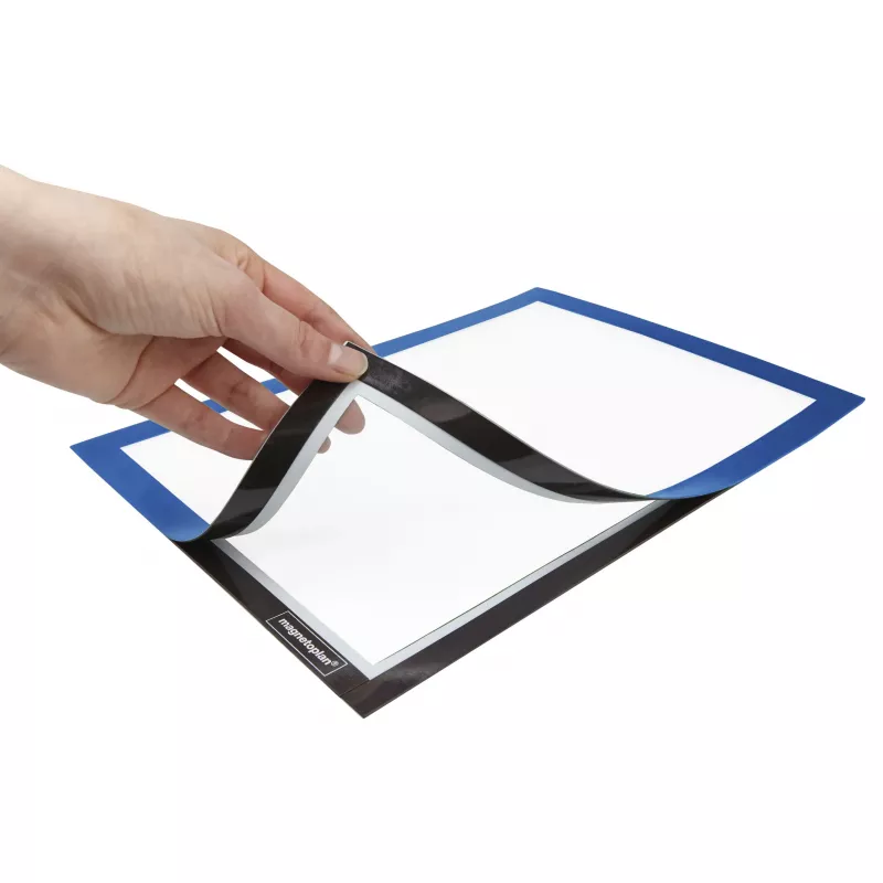 MAGNETOPLAN HOLTZ magnetofix A4 blauw dubbelzijdig zelfklevend informatieframe 1131903