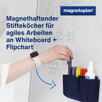 magnetoplan pennenhouder magnetoTray small 1227614 blauw (1227614)