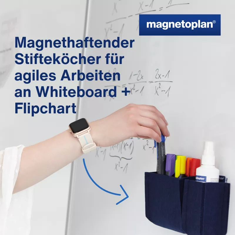 magnetoplan pennenhouder magnetoTray small 1227614 blauw (1227614)