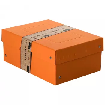 FALKEN PURE opbergbox 1250 bladen pasteloranje 18,0 x 25,0 x 10,0 cm, 1 stuk (22001848000F)