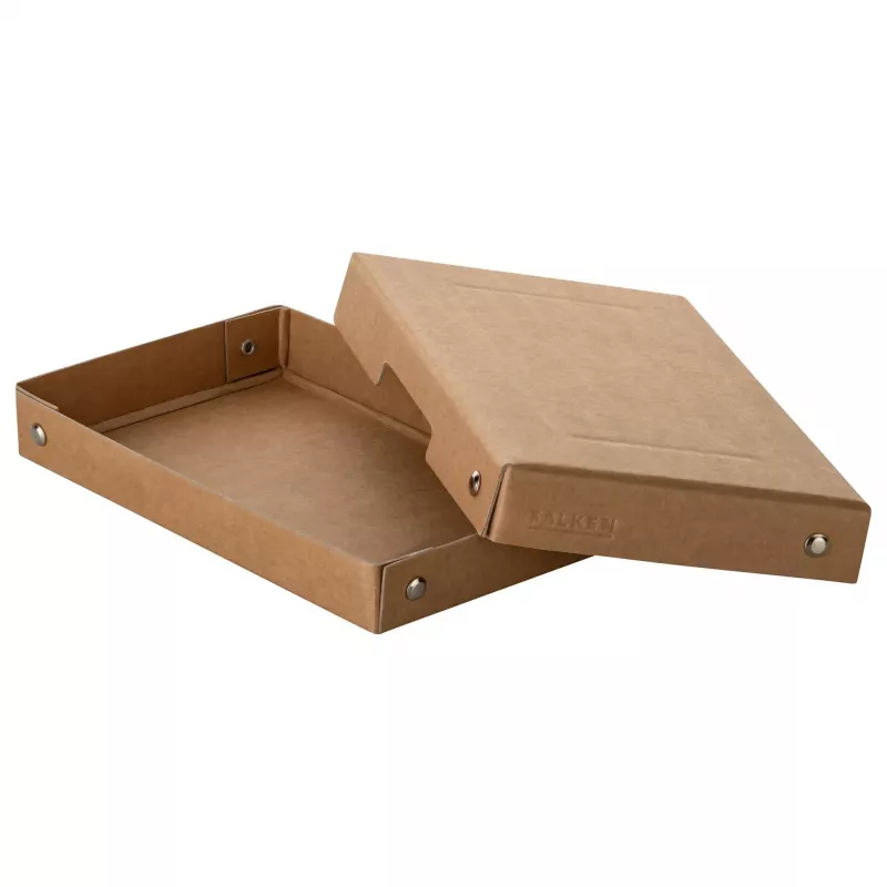 FALKEN PURE opbergbox 310 bladen naturelbruin 12,0 x 18,5 x 2,5 cm, 1 stk. 22001824000F