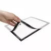 Magnetoplan infoframe magnetofix DIN A3 zilver, opklapbaar dubbelzijdig zelfklevend frame 1132032