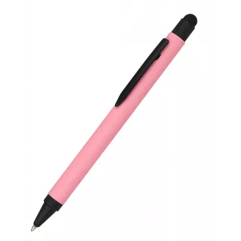ONLINE SCHREIBGERÄTE ALU stylus balpen roze, blauwe inkt, 1 stuk (32121/3D)