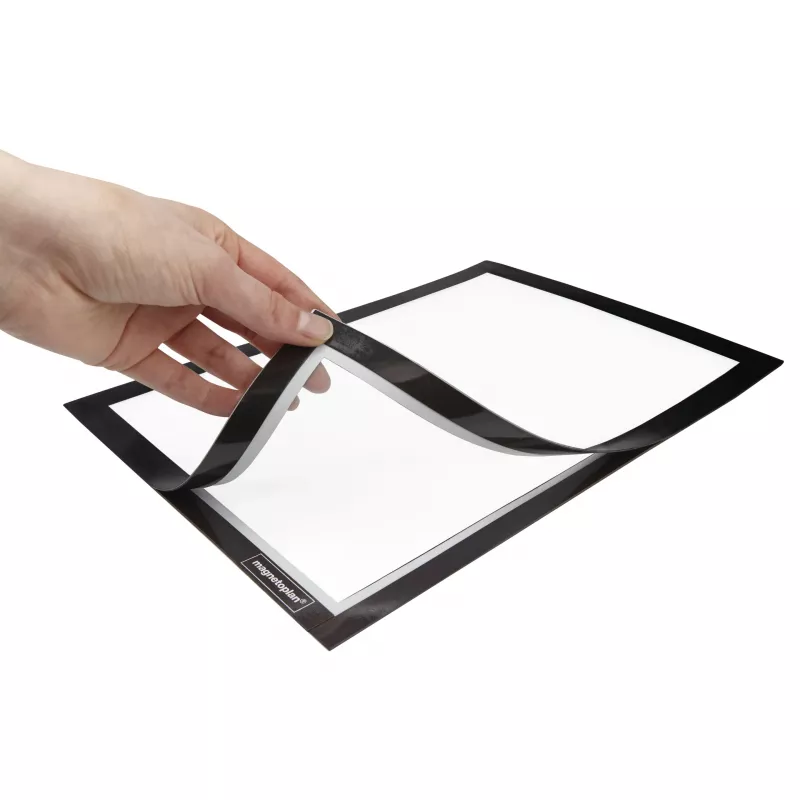MAGNETOPLAN HOLTZ magnetofix informatieframe DIN A5, zwart, zelfklevend, dubbelzijdig, opklapbaar 1132212