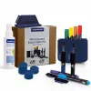 MAGNETOPLAN HOLTZ Whiteboard Essentials Kit blauw - wisser & magnetische houder (1230914)