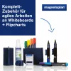 MAGNETOPLAN HOLTZ Whiteboard Essentials Kit blauw - wisser & magnetische houder (1230914)