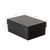 FALKEN PURE opbergbox 4,5 l zwart 18,0 x 25,0 x 10,0 cm, 1 stk. (22001720000F)
