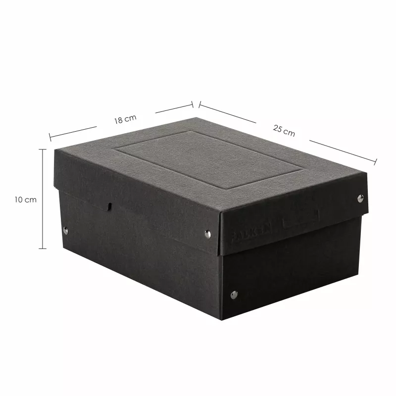 FALKEN PURE opbergbox 4,5 l zwart 18,0 x 25,0 x 10,0 cm, 1 stk. (22001720000F)