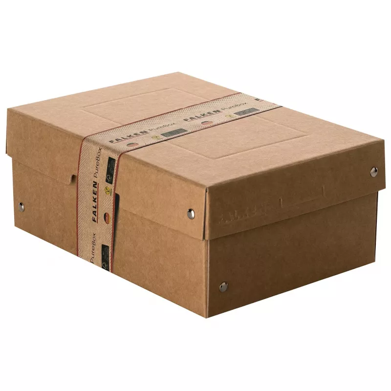 FALKEN PURE opbergbox 4,5 l bruin 18,0 x 25,0 x 10,0 cm, 1 stuks (22001816000F)