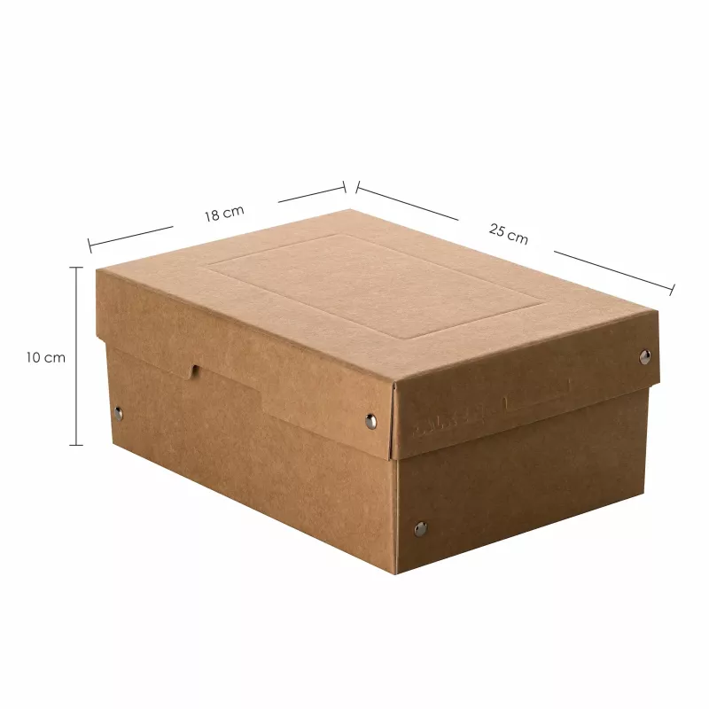 FALKEN PURE opbergbox 4,5 l bruin 18,0 x 25,0 x 10,0 cm, 1 stuks (22001816000F)
