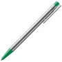 LAMY Logo balpen, matgroene lak, roestvrijstalen behuizing, M16 blauwe vulling 1228040
