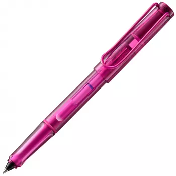 LAMY Balloon 2.0 Tintenroller roze met ergonomische gripzone en metalen clip 1235966