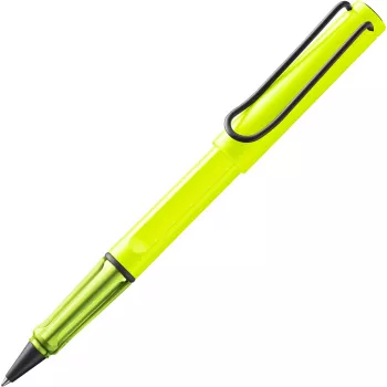 LAMY Safari rollerbal pen neon geel, blauwe inkt (1241857)