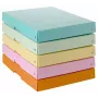 FALKEN PURE opbergbox 500 vel pastel assorti 24 x 32 x 4 cm, 5 stuks 22001952000F