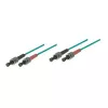 GoodConnections LW-815ST3 OM3 Duplex multimode glasvezel patchkabel, ST/ST, 50/125, 15 m