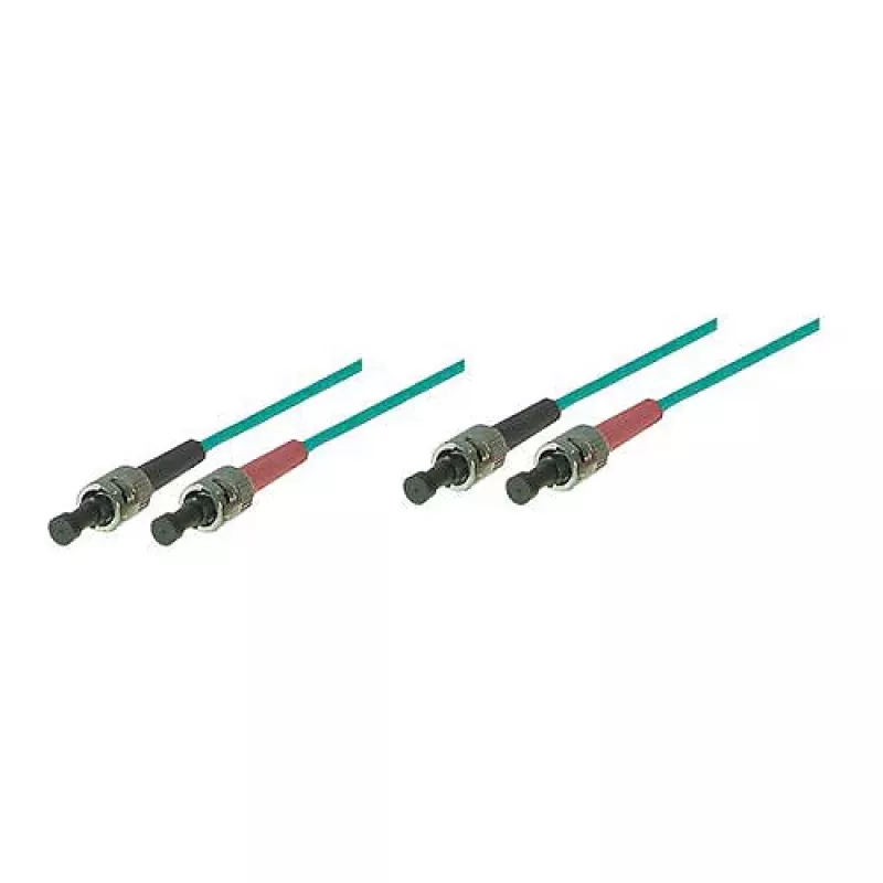 GoodConnections LW-815ST3 OM3 Duplex multimode glasvezel patchkabel, ST/ST, 50/125, 15 m