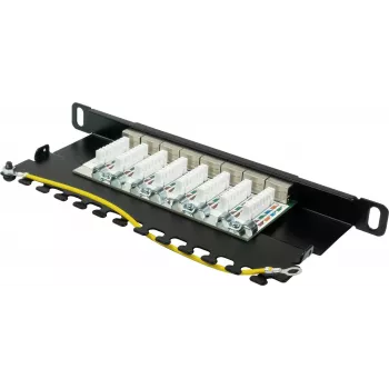 GoodConnections Alcasa GC-N0130 Cat6a afgeschermde RJ45 Keystone-module - 10GbE, 22-26 AWG, zwart