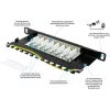 GoodConnections Alcasa GC-N0130 Cat6a afgeschermde RJ45 Keystone-module - 10GbE, 22-26 AWG, zwart