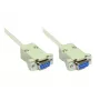 GoodConnections RS-232 seriële kabel DB9 bus naar DB9 bus 1:1, 1,8 m 4609-FF2