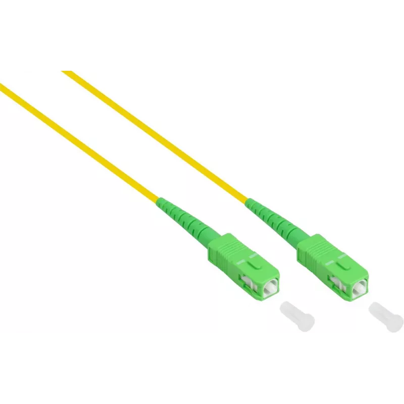 GoodConnections 1m OS2 Singlemode Simplex glasvezel-patchkabel SC/APC naar SC/APC, LSZH, 9/125µm LW-S901SASA