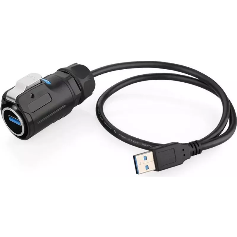 GoodConnections GC IC01-24U301 USB 3.0-kabel, Type-A stekker naar Type-A stekker, 3 m, zwart