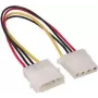 GoodConnections 5,25 inch 4-pins Molex stroomverlengkabel, intern, 20cm (5021-4VL)
