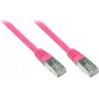 GoodConnections RNS patchkabel met trekontlasting, Cat. 5e, SF/UTP, PVC, 100 MHz, magenta, 7,5 m (855M-075)