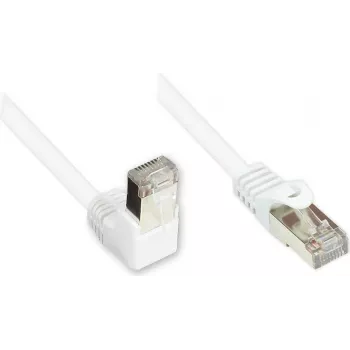 GoodConnections Cat. 5e F/UTP patchkabel, 3m, wit, haaks naar recht RJ45 805W-030EWI