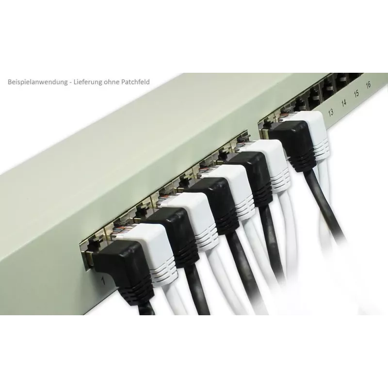 GoodConnections Cat. 5e F/UTP patchkabel, 3m, wit, haaks naar recht RJ45 805W-030EWI
