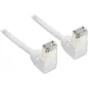 GoodConnections Cat. 5e F/UTP patchkabel, wit, 90° naar beneden haakse RJ45, 1m 805W-010WI